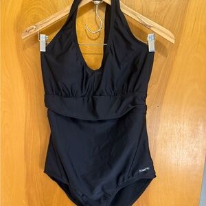 Speedo Elegant Black One Piece Swimsuit